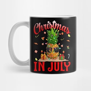 Christmas In July Pineapple Summer Mug